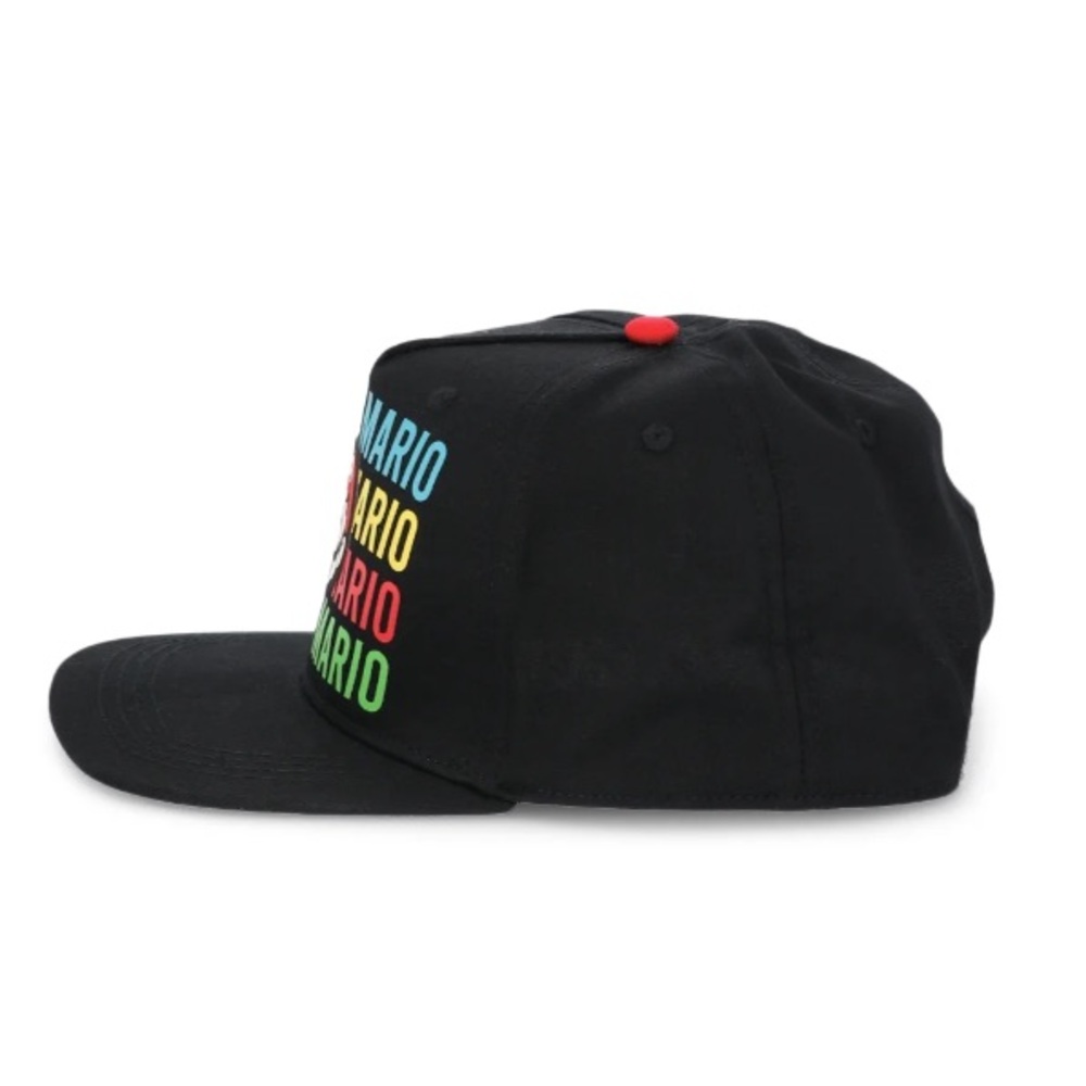 💕 $8 Bundled NWT Nintendo Super Mario Black Hat with Multicolor Text - Picture 4 of 7